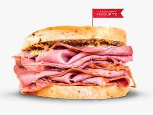 Transparent Sandwich Png - Druxy-s Smoked Meat Sandwich