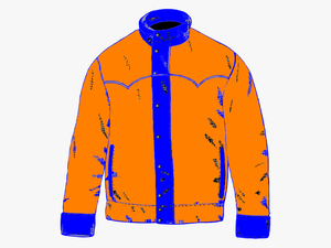 Orange And Blue Jacket