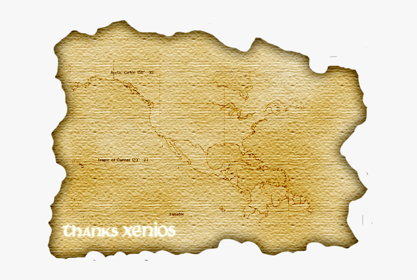 Old Map Paper Png 