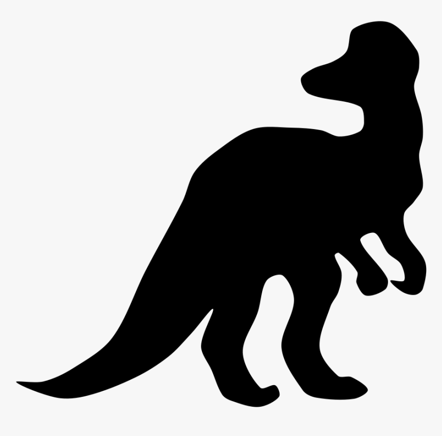 Corythosaurus Silhouette Clip Art - Dinosaurs Clipart Black