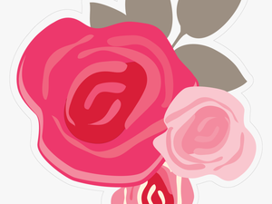 Valentine S Flower Print & Cut File - Garden Roses