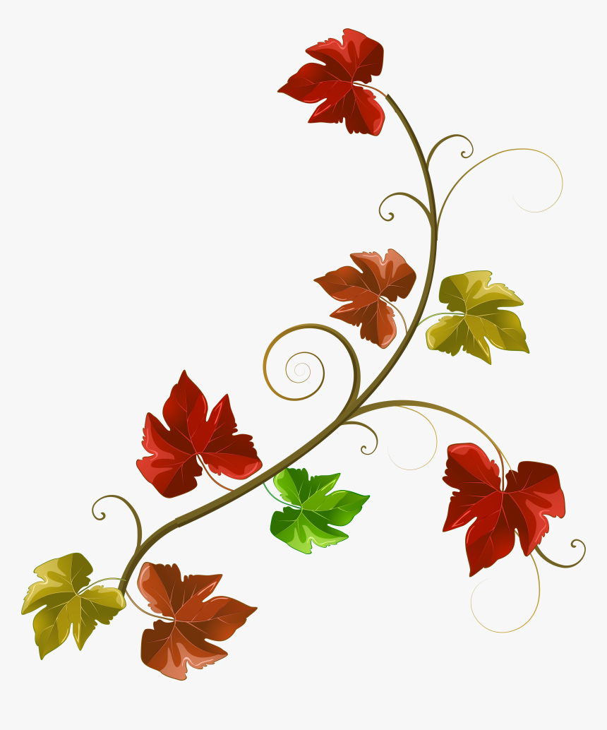 Autumn Leaves Decoration Clipart