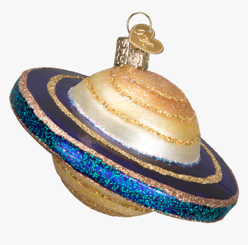 Saturn Planet Old World Glass Ornament - Old World Christmas Planet Saturn Glass Ornament 22032