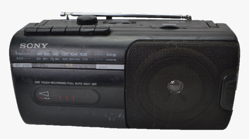 Sony Cfm-10 Portable Cassette Am/fm Radio Speaker System - Boombox