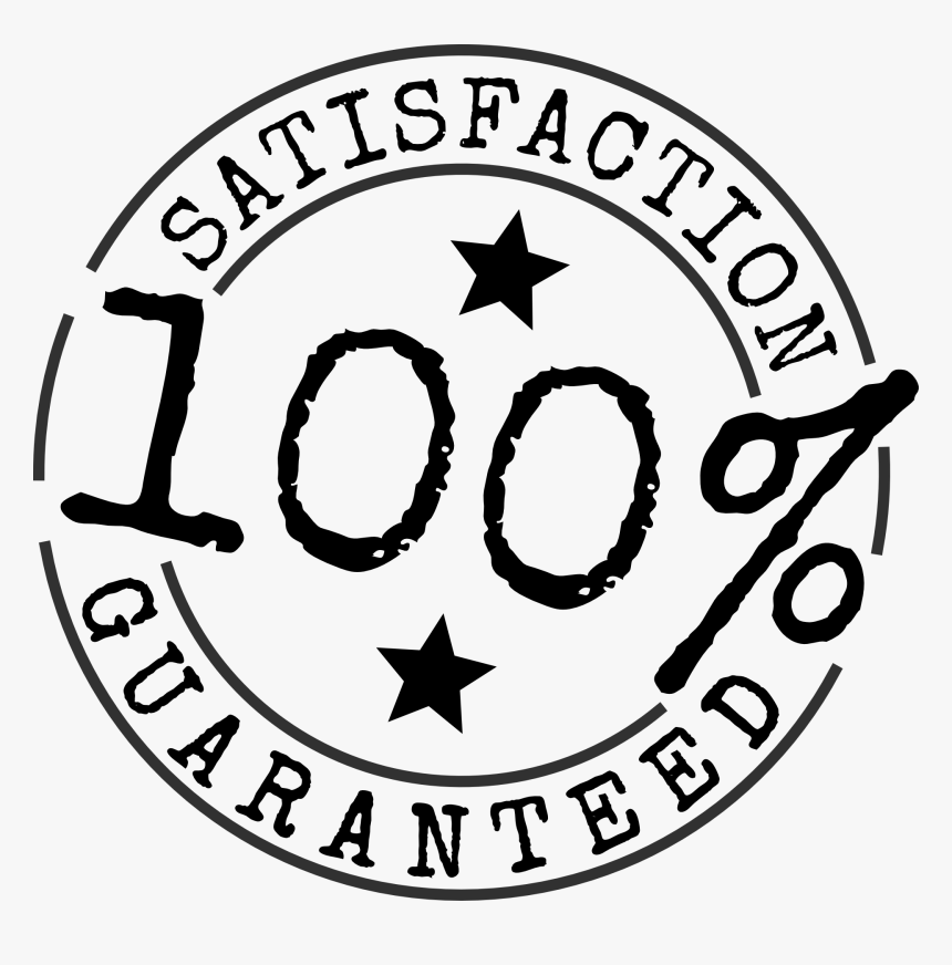 100% Satisfaction Guaranteed Png