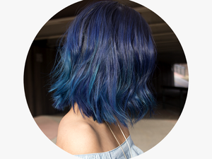 Asian Hair Color - Blue Hair Color Melt