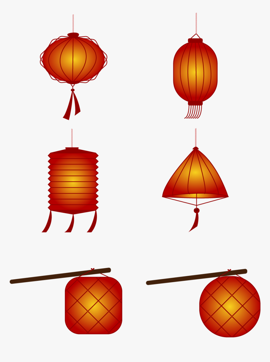 Lantern Red New Year Festive Png