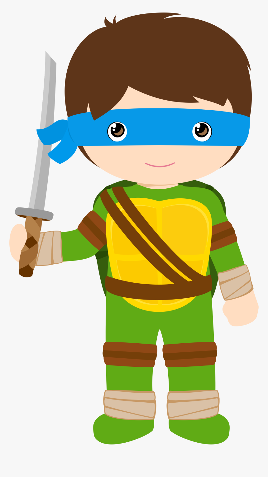 Minus Clipart Superhero Png - Ninja Turtle Costume Clipart