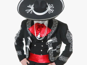 Sombrero Costume Hat Transprent Png - Black And Red Mariachi