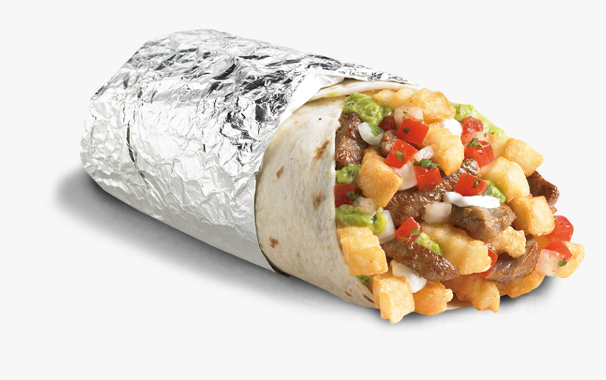 Download Burrito Transparent Background - Del Taco Cali Steak And Guac