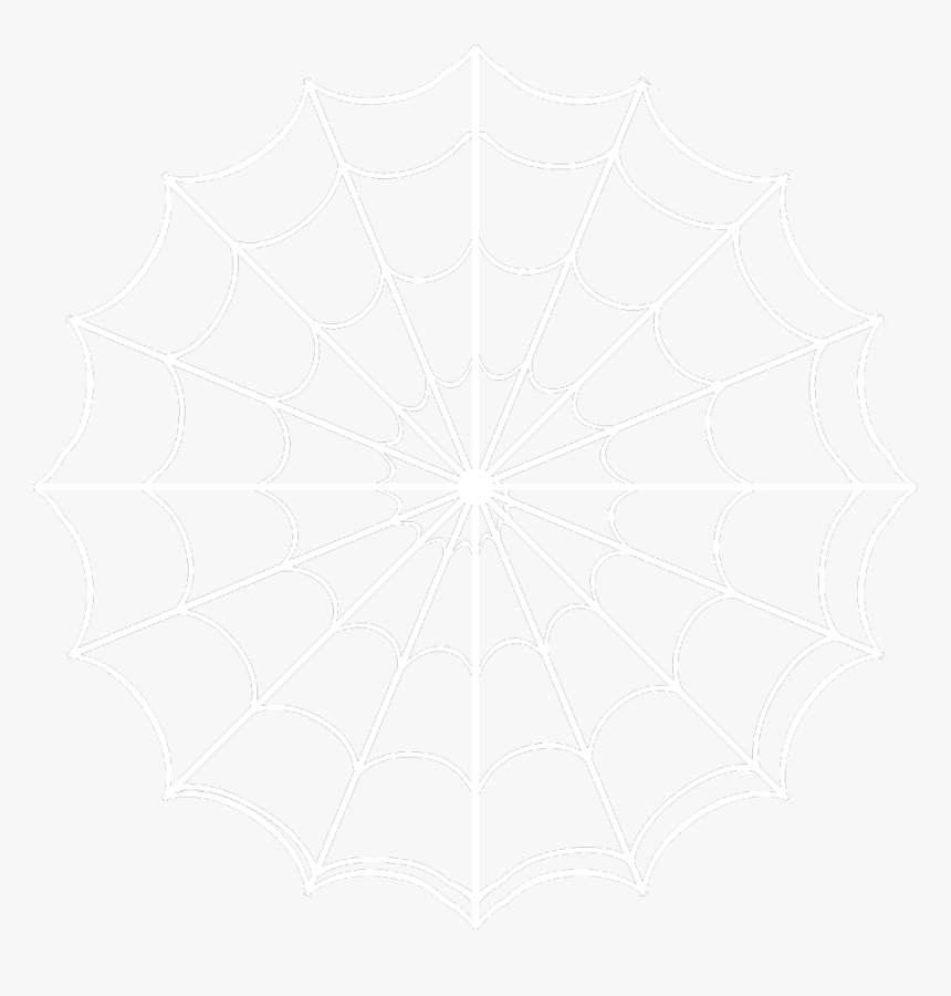 White Spider Web Clipart - White