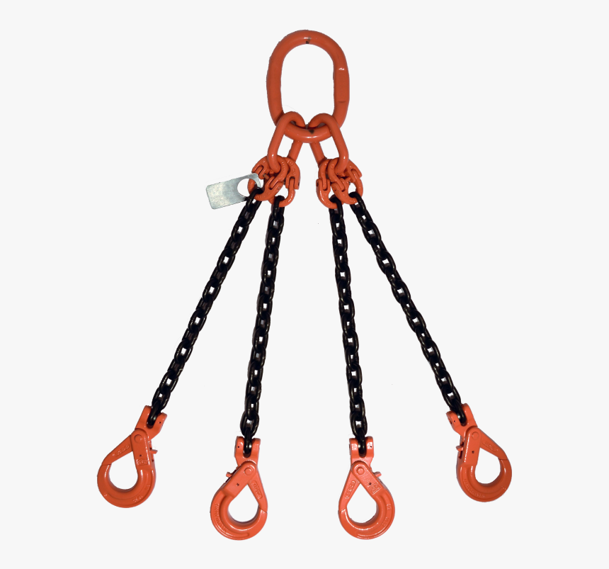 4 Leg With Self Locking Hook Qosl Gr-100 Chain Sling - 4 Leg Chain Sling Self Locking Hook