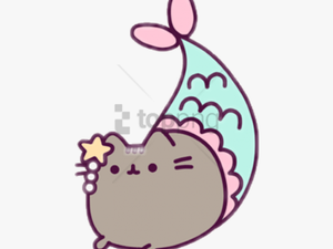 Free Png Mermaid Pusheen Coloring Pages Png Image With - Mermaid Pusheen Coloring Pages