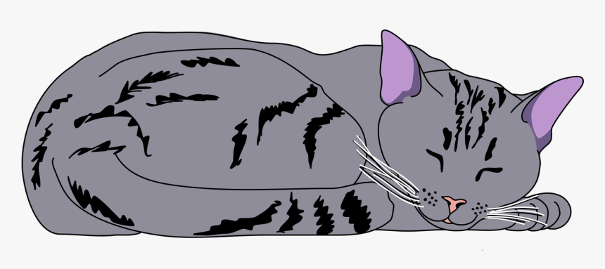 Clipart Sleeping Cat Png