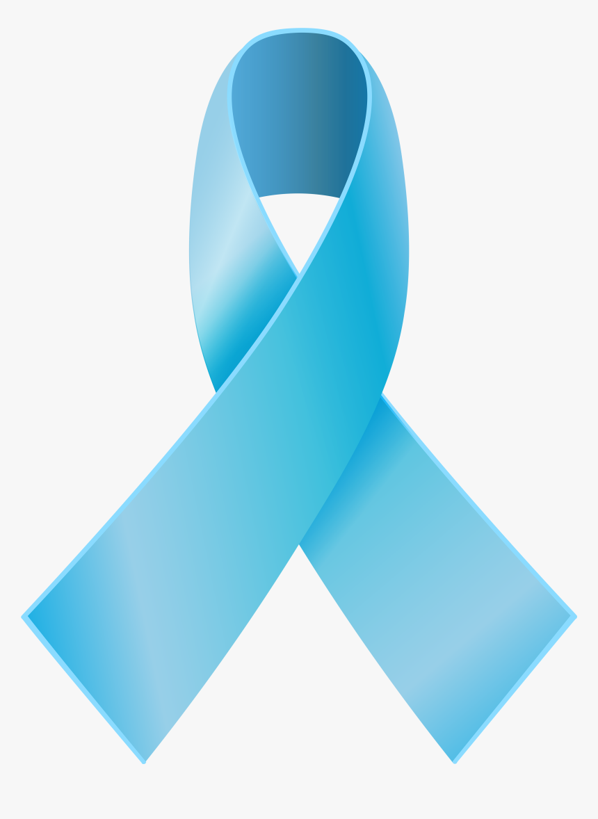 Light Blue Awareness Ribbon Png 