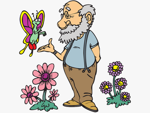 Transparent Old Couple Png - Old Man Clipart