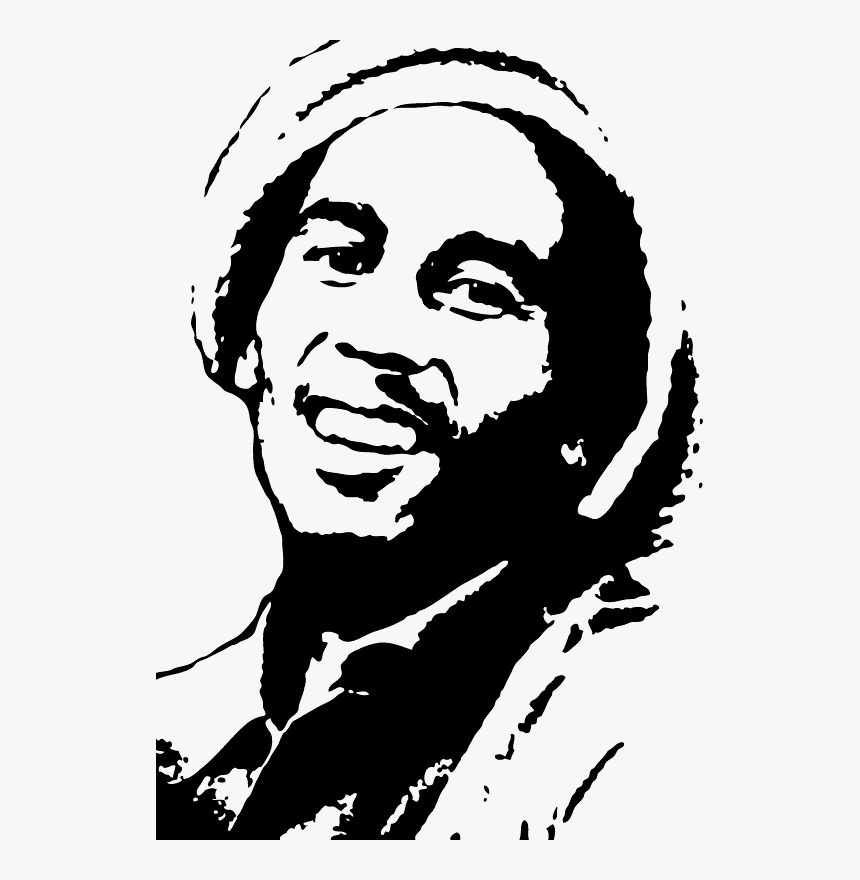 Bob Marley Silhouette Painting A