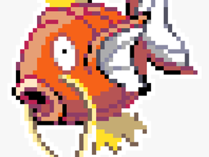 Pixel Art Pokemon Magicarpe