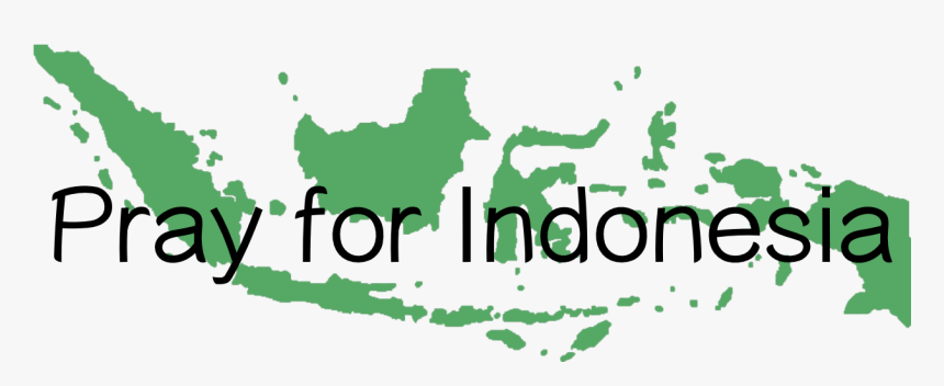 Indonesia Map Cartoon Black