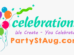 Shop Party Supplies - Text Celebrations Png
