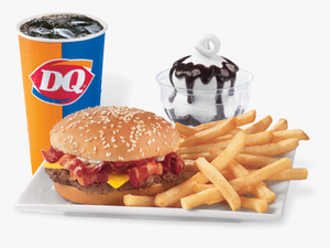 Dairy Queen Burger And Fries