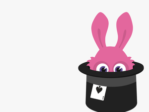 Cartoon Hat Magic Free Picture - Rabbit Out Of A Hat Clipart