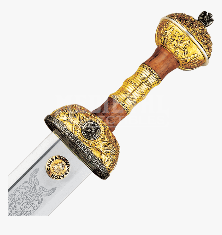 Gold Julius Caesar Sword - Rome 
