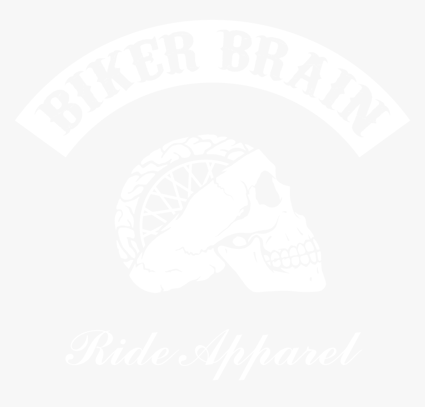 Biker Brain Ride Apparel - Poster