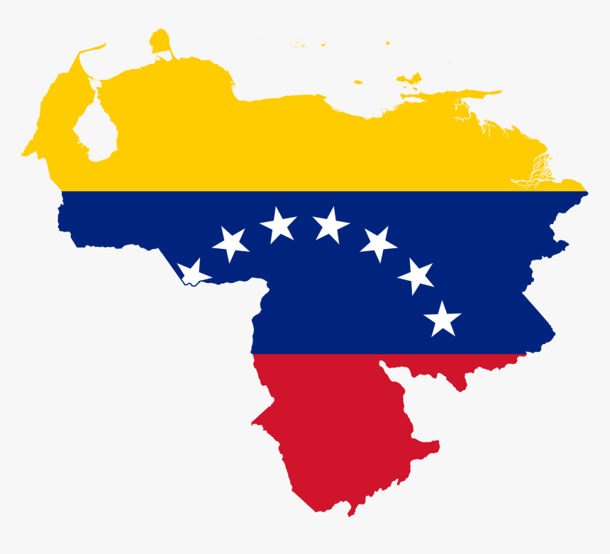 Venezuela Flag Map