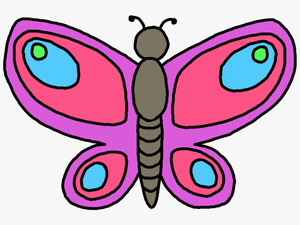 Butterfly Free Butterflies Cliparts Clip Art On Transparent - Colour By Numbers In French