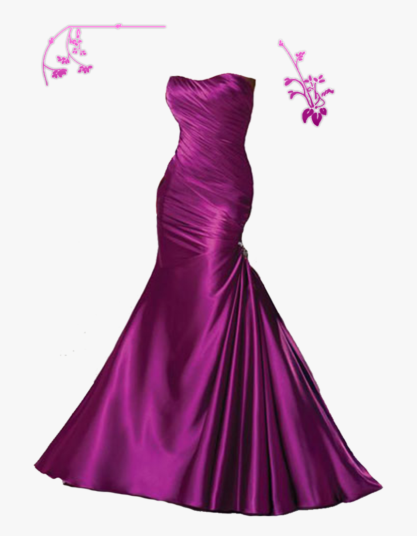Purple Pink Dress Png
