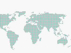 World Map Dotted Green - World Map