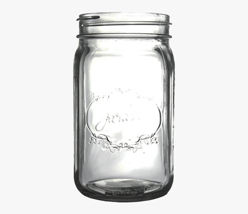 Jar Transparent Mason - Vintage 
