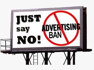 Transparent Blank Billboard Png - Say No To Advertising