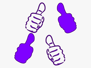 Collection Of Thumbs - Clipart Thumbs Up Png