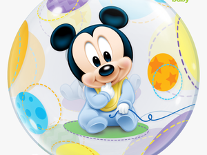 Transparent Baby Moana And Turtle Clipart - Baby Mickey Mouse Balloons