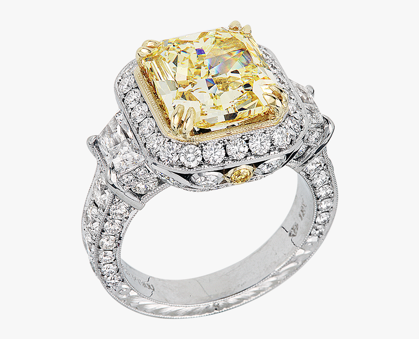 Yellow Diamond Ring - Jack Kelege Yellow Diamond Ring