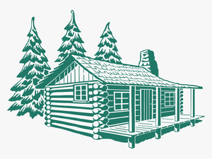 Log Cabin Drawing