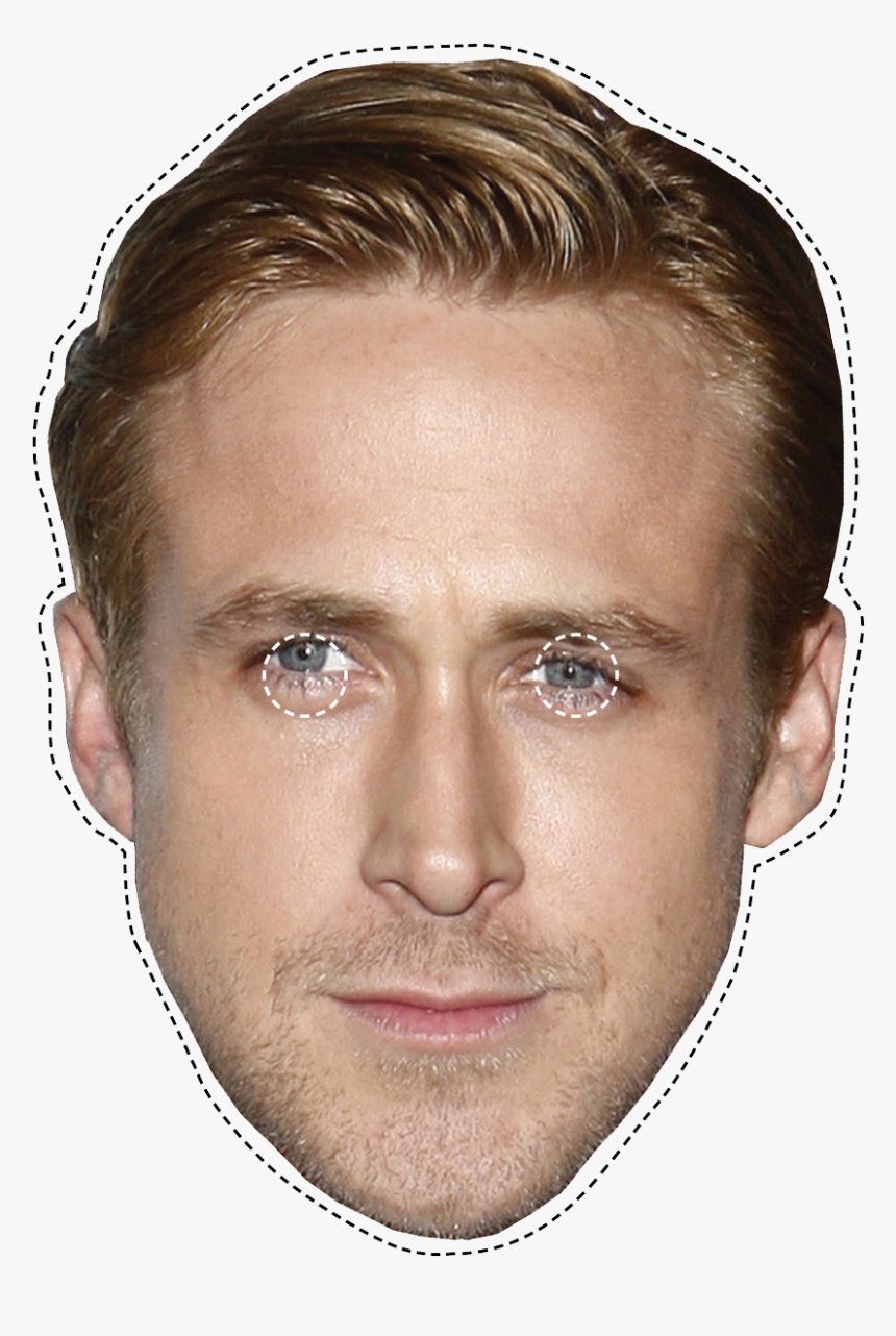 Ryan Gosling Celebrity Mask - Ryan Gosling Transparent Background