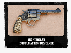 Red Dead Redemption 2 Weapons Transparent Background - Red Dead Redemption 2 Double Action Revolver