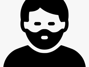 Beard Man Comments - Man With Beard Icon Png