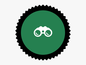 Badge Icon Binoculars - Untitled Goose Game Png Transparent