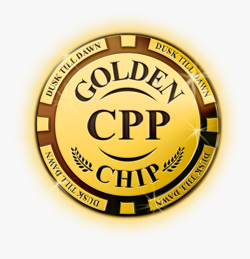 Golden Chip Poker Png