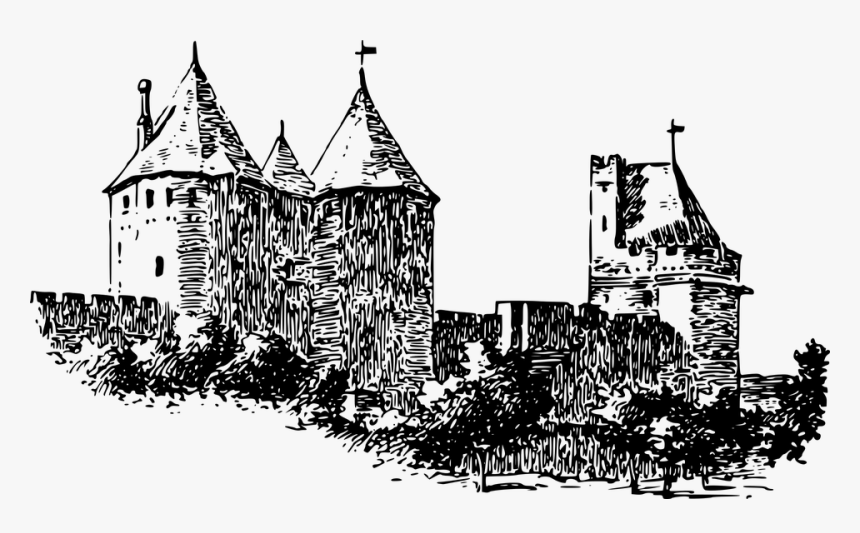 Carcassonne Castle Clipart