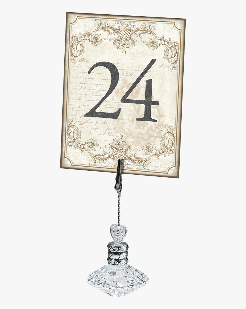 Vintage Gold Table Numbers 1 24 