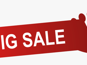 Big Sale Clip Art Free Cliparts - Transparent Background Sale Png