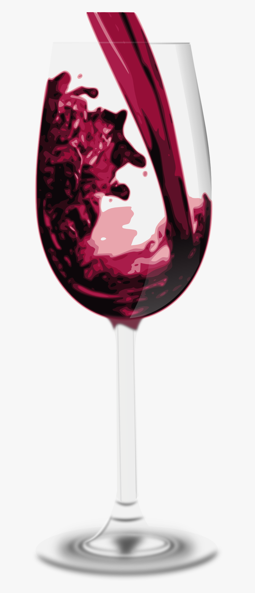 Red Wine In Glass Hd Png