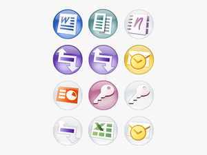 Microsoft Clipart Icon - Office 2007 Package Icons