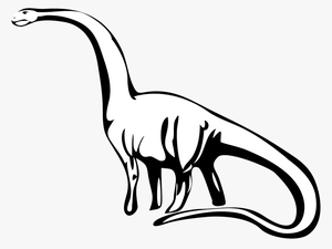 Velociraptor Png Black And White - Dinosaur Black And White