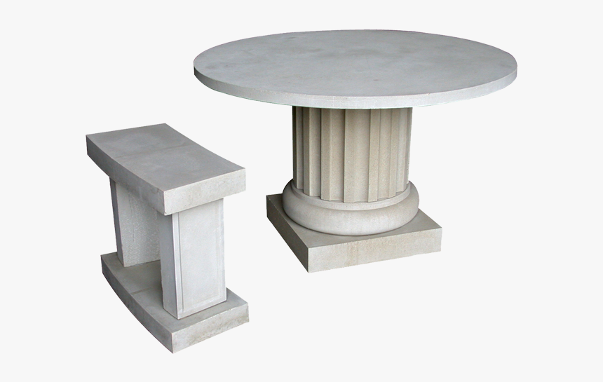 Cast Stone Table With Bench Ms -